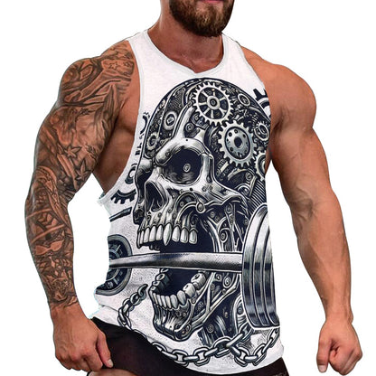 Men's Full print tank top