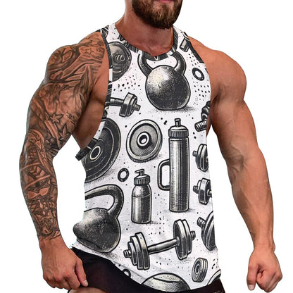 Men's Full print tank top