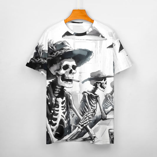 Camiseta de algodón para hombre con estampado completo